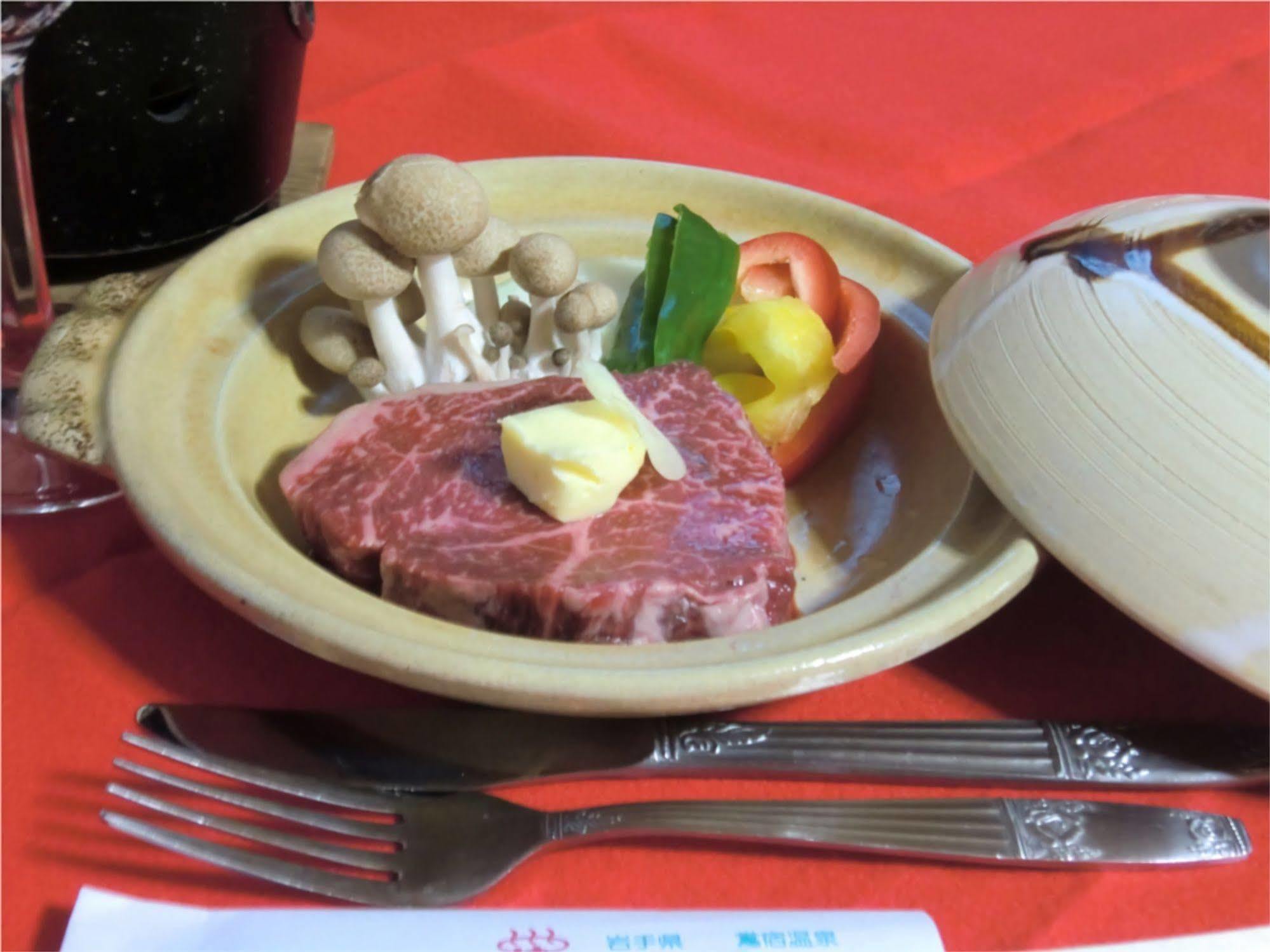 Hotel Onsen Minshuku Sakaeya Shizukuishi Exteriér fotografie